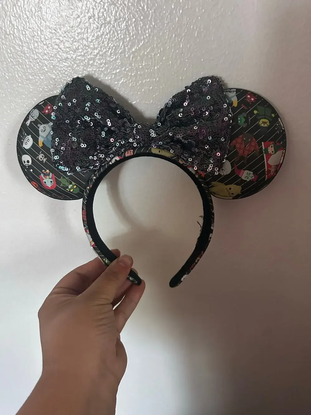 Loungefly nightmare before Christmas Mickey ears.
